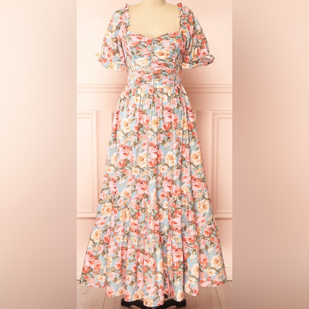 NWOT 🩷 Puff Sleeves Floral Dress